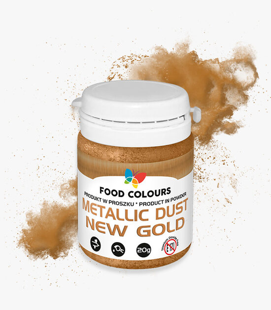 Jaunā zelta perlamutra krāsviela 20g